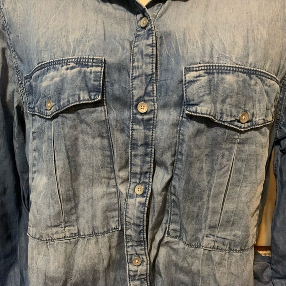 Calvin Klein jean button up shirt - Picture 4 of 5